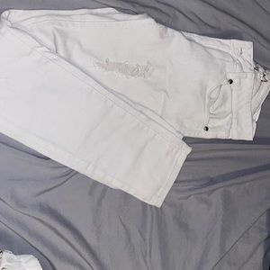 Skinny jeans Size: 7 Color: white